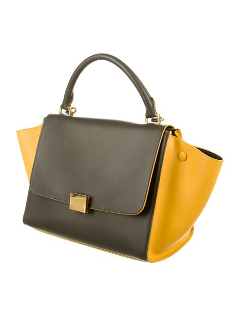 celine small trapeze bag black|Celine trapeze bag price.